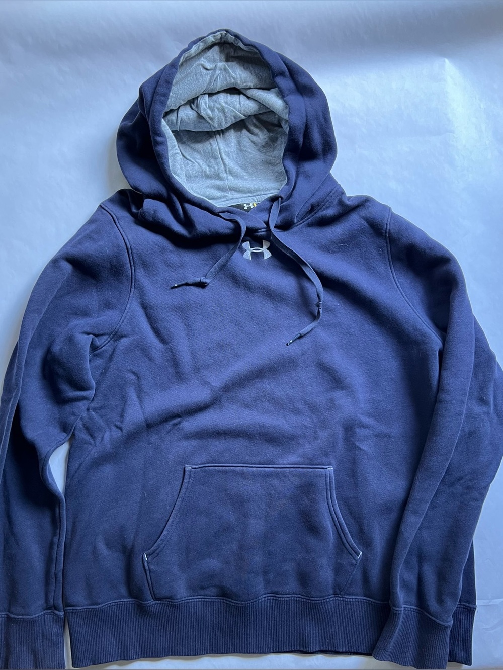 Under Armour Hoodie Sweatshirt - Navy Blue, Kids M